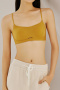 slight stretch 6 colors solid color soft traceless padded bras(size run small)_Black_White_Red_Orange