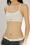 slight stretch 6 colors solid color soft traceless padded bras(size run small)_Black_White