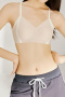 sexy slight stretch 4 colors letter straps contrast color padded bras(asia size)_Dark Gray_Orange_Green_Nude