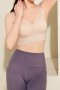 sexy slight stretch soft traceless padded bras(asia size)_Black_Pink_Nude