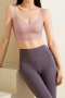 sexy slight stretch soft traceless padded bras(asia size)_Black_Pink