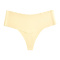 sexy high stretch 7 colors quick-drying no trace wavy edge high waist thong_Black_Beige