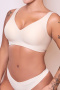 sexy plus size slight stretch soft 5 colors traceless padded bras(asia size)_Black_Gray_Red_Green_Beige