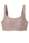 plus size slight stretch 5 colors square neck traceless padded bras(asia size)_Black_Gray