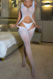 sexy high stretch 8 colors see-through mesh teddy collections(no panties)_Black_White