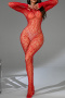 sexy high stretch 9 colors leopard jacquard see-through teddy collections_Black_White_Pink_Red