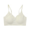 sexy high stretch with removable pads gather no trace thin bra_Black_Beige