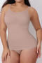 sexy high stretch solid color seamless shapewear(no panties)_Black_Nude