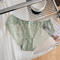 sexy slight stretch 5 colors see-through lace low-waist panties_Black_White_Pink_Light Green