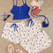 casual slight stretch 5-colors sling heart print three-piece set loungewear_Black_Pink_Rose Red_Magenta_Blue