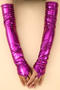 one pair new punk 8 colors glossy long gloves(length:48cm)_Black_Red_Magenta_Green_Sky Blue_Blue_Purple