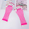 one pair new stylish rhinestone decor fishnet long party gloves(length:25cm)_Black_White_Pink_Red_Magenta
