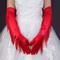 one pair new sexy halloween tassels party long gloves(length:48cm,width:9cm)_Black_White_Red