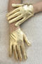 one pair new stylish 4 colors glossy short gloves_Black_Red_Gold
