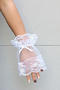 one pair new halloween see-through lace gloves_Black_White