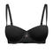 sexy slight stretch detachable sling with underwire push-up bra_Black