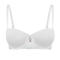 sexy slight stretch detachable sling with underwire push-up bra_Black_White