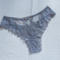 sexy new stylish 5 colors mesh stitching lace thong(size run small)_Black_White_Pink_Green_Haze Blue