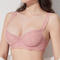 sexy slight stretch 4 colors lace see-through bras_Black_White_Pink