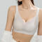 sexy plus size slight stretch 4 colors traceless gather padded bras(asia size)_Black_Gray