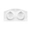 sexy high stretch solid color no trace thin breathable non-slip non-padded bra_White