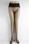 sexy high stretch ultra-thin seamless silky anti-snagging tights_Black