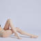 sexy high stretch 3 colors see through ultra-thin tights(no panties)_Gray_Brown_Nude