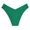 sexy slight stretch solid color seamless low waist briefs_Black_Red_Orange_Light Green_Forest Green