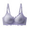 plus size slight stretch 6 colors traceless gather padded bras_Black_White_Pink_Light Purple
