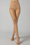 sexy high stretch high-waist solid color see-through tights_Black_Nude