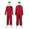 plus size non-stretch stage dwarfs costumes(with hat)_Red_Orange_Green