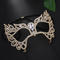 halloween new one pc party rhinestone decor eye mask_Gold