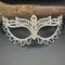 halloween new stylish one pc party rhinestone decor eye mask_Gold_Silver
