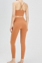 slight stretch 4 colors padded crossed sling beautiful back slim sports set_Black_Brown_Orange
