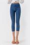 sports high stretch yoga denim fabric tight yoga cropped pants size run small_Black_Dark Gray_Sky Blue_Blue_Dark Blue