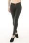 sports plus size high stretch slim solid denim yoga pants size run small_Black_Dark Gray