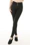 sports plus size high stretch slim hige waist denim yoga pants size run small_Black