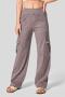 stylish new slight stretch pockets loose casual denim barbie sports pants_Gray_Dark Gray