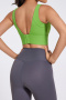 sports stretch 5 colors beautiful back slim yoga bra size run small_Black_White_Magenta_Orange_Light Green