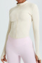 sports stretch solid color stand collar zip-up slim yoga jackets_Black_Dark Gray_Light Pink_Magenta_Orange_Haze Blue_Purple_Dark Purple_Beige