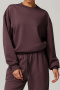 stylish slight stretch pure color casual sports top(size run small)_Black_Pink_Dark Green_Dark Purple