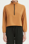 sports non-stretch solid color quick-drying breathable loose yoga sweatshirt_Black_White_Light Pink_Orange