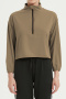 sports non-stretch solid color quick-drying breathable loose yoga sweatshirt_Black_White_Light Pink_Orange_Brown