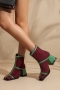 eur34-eur39 autumn & winter new 3 colors suede back zip-up stylish high-heel boots(heel height:7cm, shaft height:14cm)_Black_Rose Red