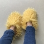 winter 14 colors faux wool stylish home warm flat slippers_Black_White_Dark Purple_Light Green_Red_Beige_Blue_Brown_Pink_Magenta_Orange_Yellow