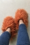 winter 14 colors faux wool stylish home warm flat slippers_Black_White_Dark Purple_Light Green_Red_Beige_Blue_Brown_Pink_Magenta_Orange
