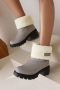 eur34-eur39 new 3 colors suede stylish warm high-heel boots_Black_Yellow_Gray