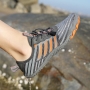 stylish non-slip beach wading outdoor running breathable both genders sneakers_Black_White_Gray