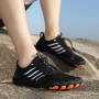 stylish non-slip beach wading outdoor running breathable both genders sneakers_Black