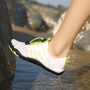 stylish non-slip beach wading outdoor running breathable both genders sneakers_Black_White
